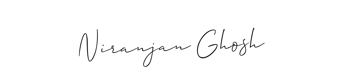 It looks lik you need a new signature style for name Niranjan Ghosh. Design unique handwritten (Allison_Script) signature with our free signature maker in just a few clicks. Niranjan Ghosh signature style 2 images and pictures png