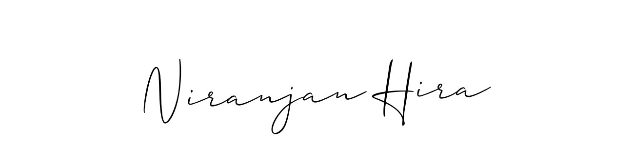 Make a short Niranjan Hira signature style. Manage your documents anywhere anytime using Allison_Script. Create and add eSignatures, submit forms, share and send files easily. Niranjan Hira signature style 2 images and pictures png