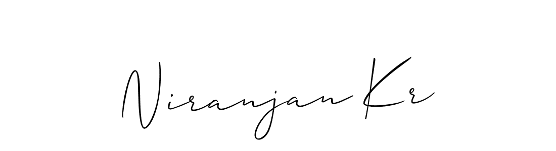 Best and Professional Signature Style for Niranjan Kr. Allison_Script Best Signature Style Collection. Niranjan Kr signature style 2 images and pictures png