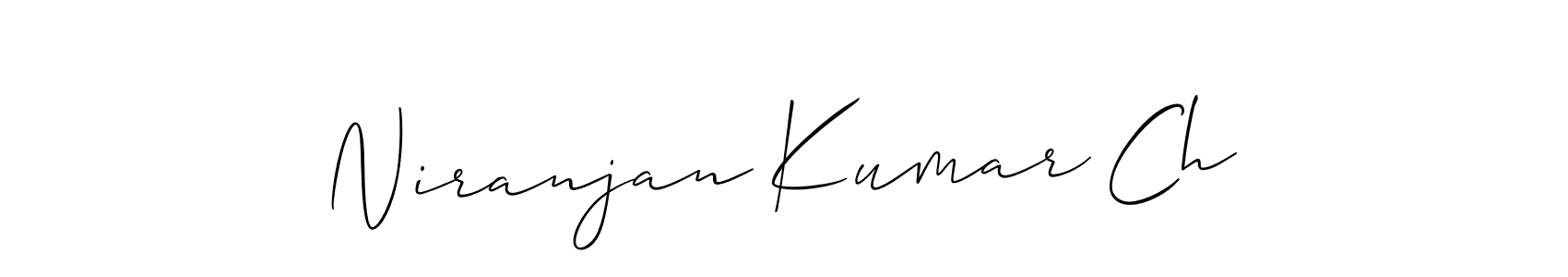 Similarly Allison_Script is the best handwritten signature design. Signature creator online .You can use it as an online autograph creator for name Niranjan Kumar Ch. Niranjan Kumar Ch signature style 2 images and pictures png