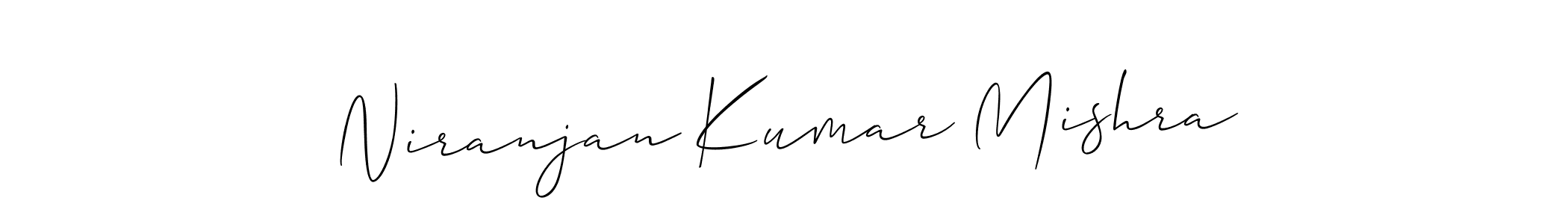 if you are searching for the best signature style for your name Niranjan Kumar Mishra. so please give up your signature search. here we have designed multiple signature styles  using Allison_Script. Niranjan Kumar Mishra signature style 2 images and pictures png