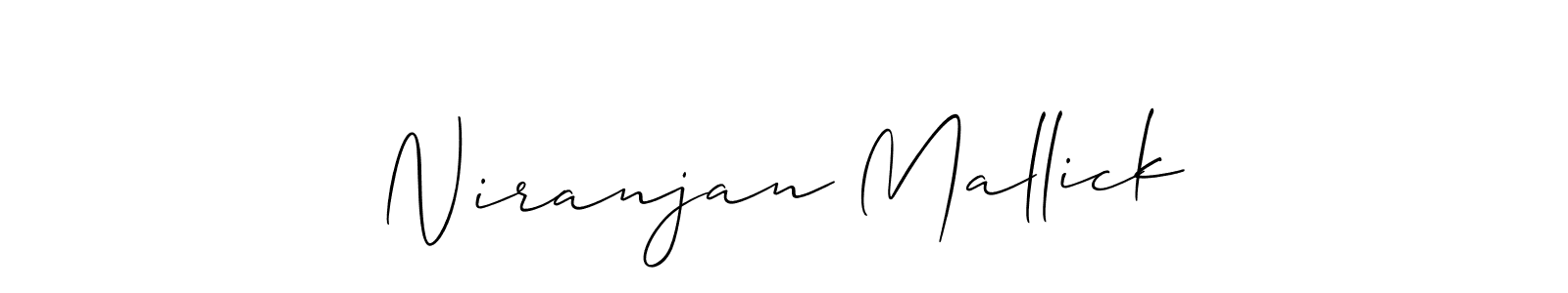 Design your own signature with our free online signature maker. With this signature software, you can create a handwritten (Allison_Script) signature for name Niranjan Mallick. Niranjan Mallick signature style 2 images and pictures png