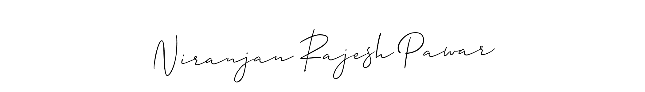 if you are searching for the best signature style for your name Niranjan Rajesh Pawar. so please give up your signature search. here we have designed multiple signature styles  using Allison_Script. Niranjan Rajesh Pawar signature style 2 images and pictures png