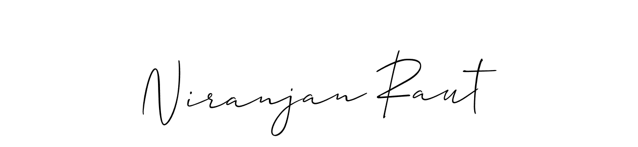 Make a beautiful signature design for name Niranjan Raut. With this signature (Allison_Script) style, you can create a handwritten signature for free. Niranjan Raut signature style 2 images and pictures png