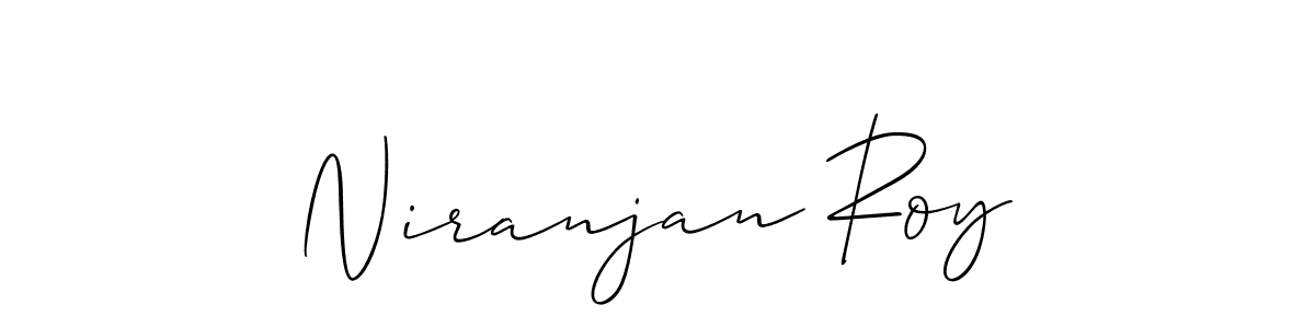 It looks lik you need a new signature style for name Niranjan Roy. Design unique handwritten (Allison_Script) signature with our free signature maker in just a few clicks. Niranjan Roy signature style 2 images and pictures png