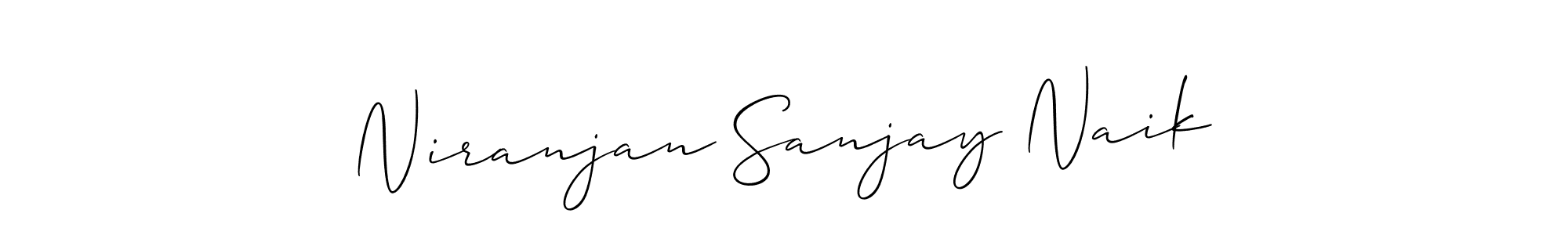 It looks lik you need a new signature style for name Niranjan Sanjay Naik. Design unique handwritten (Allison_Script) signature with our free signature maker in just a few clicks. Niranjan Sanjay Naik signature style 2 images and pictures png