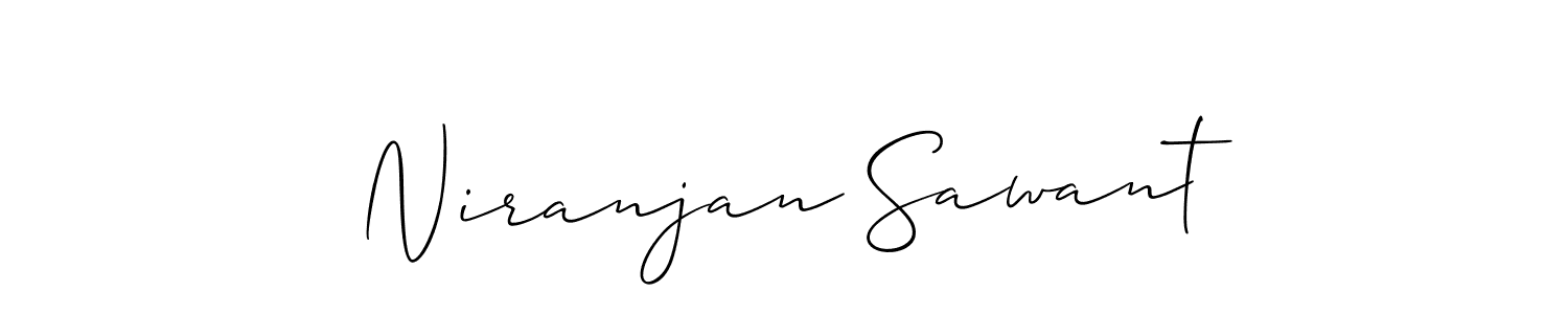 How to Draw Niranjan Sawant signature style? Allison_Script is a latest design signature styles for name Niranjan Sawant. Niranjan Sawant signature style 2 images and pictures png