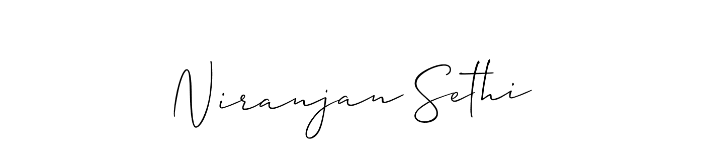 Make a beautiful signature design for name Niranjan Sethi. Use this online signature maker to create a handwritten signature for free. Niranjan Sethi signature style 2 images and pictures png