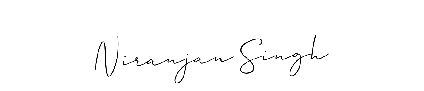 Also we have Niranjan Singh name is the best signature style. Create professional handwritten signature collection using Allison_Script autograph style. Niranjan Singh signature style 2 images and pictures png