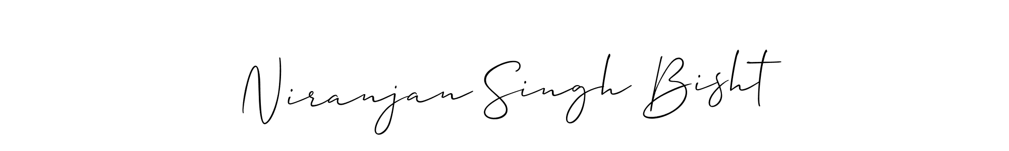 You should practise on your own different ways (Allison_Script) to write your name (Niranjan Singh Bisht) in signature. don't let someone else do it for you. Niranjan Singh Bisht signature style 2 images and pictures png