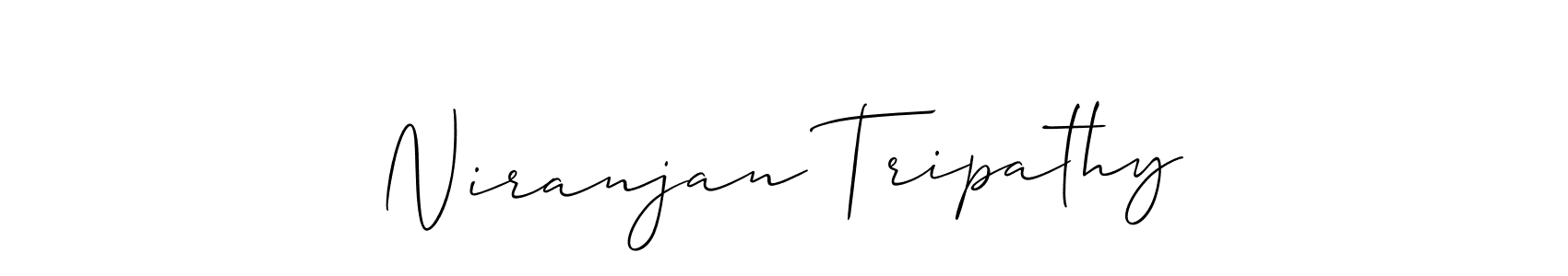 Use a signature maker to create a handwritten signature online. With this signature software, you can design (Allison_Script) your own signature for name Niranjan Tripathy. Niranjan Tripathy signature style 2 images and pictures png