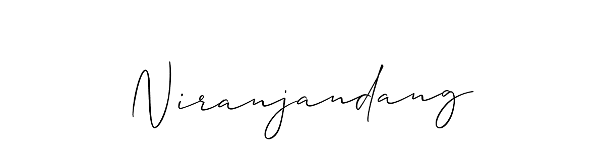 How to make Niranjandang signature? Allison_Script is a professional autograph style. Create handwritten signature for Niranjandang name. Niranjandang signature style 2 images and pictures png