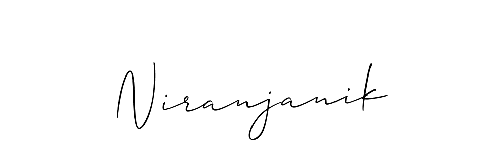 Make a short Niranjanik signature style. Manage your documents anywhere anytime using Allison_Script. Create and add eSignatures, submit forms, share and send files easily. Niranjanik signature style 2 images and pictures png