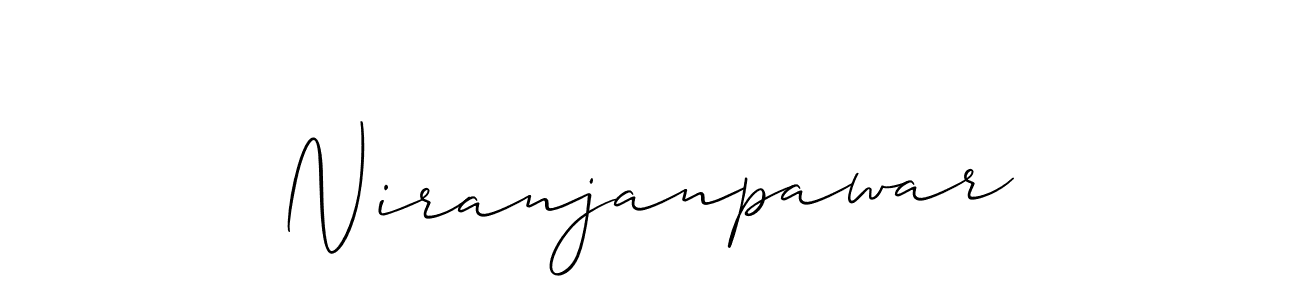 How to make Niranjanpawar signature? Allison_Script is a professional autograph style. Create handwritten signature for Niranjanpawar name. Niranjanpawar signature style 2 images and pictures png