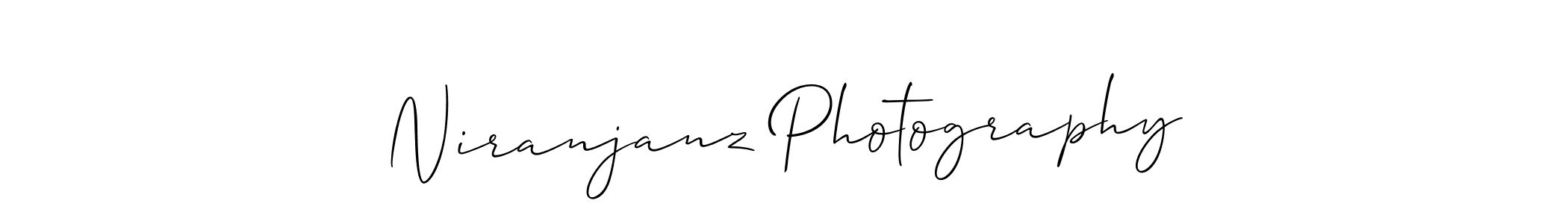 Use a signature maker to create a handwritten signature online. With this signature software, you can design (Allison_Script) your own signature for name Niranjanz Photography. Niranjanz Photography signature style 2 images and pictures png