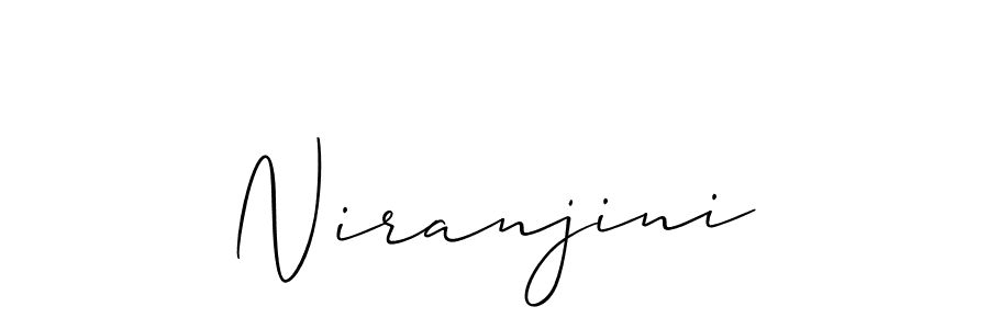 Make a beautiful signature design for name Niranjini. Use this online signature maker to create a handwritten signature for free. Niranjini signature style 2 images and pictures png