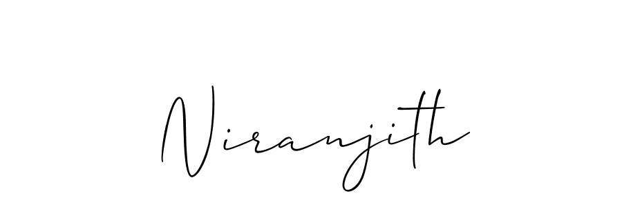 The best way (Allison_Script) to make a short signature is to pick only two or three words in your name. The name Niranjith include a total of six letters. For converting this name. Niranjith signature style 2 images and pictures png