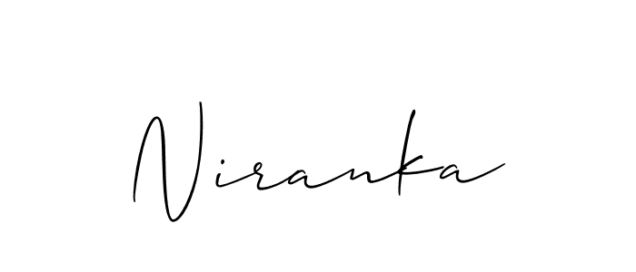 How to Draw Niranka signature style? Allison_Script is a latest design signature styles for name Niranka. Niranka signature style 2 images and pictures png