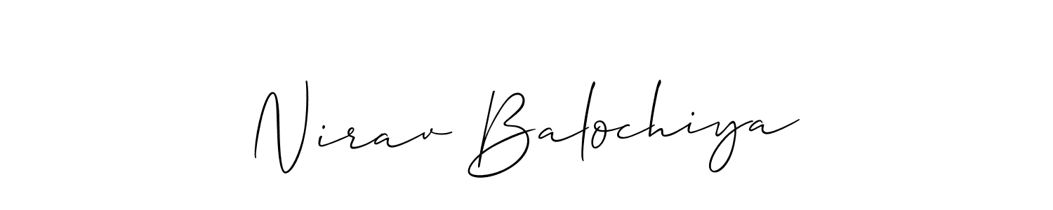 Check out images of Autograph of Nirav Balochiya name. Actor Nirav Balochiya Signature Style. Allison_Script is a professional sign style online. Nirav Balochiya signature style 2 images and pictures png