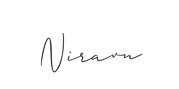 if you are searching for the best signature style for your name Niravn. so please give up your signature search. here we have designed multiple signature styles  using Allison_Script. Niravn signature style 2 images and pictures png
