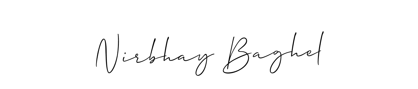 Once you've used our free online signature maker to create your best signature Allison_Script style, it's time to enjoy all of the benefits that Nirbhay Baghel name signing documents. Nirbhay Baghel signature style 2 images and pictures png