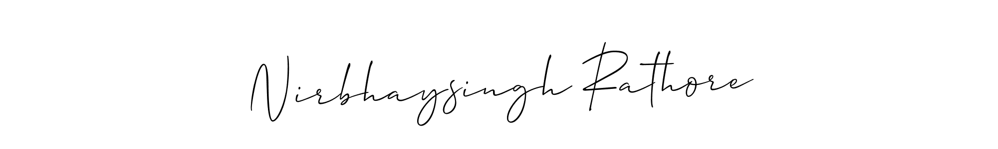 Best and Professional Signature Style for Nirbhaysingh Rathore. Allison_Script Best Signature Style Collection. Nirbhaysingh Rathore signature style 2 images and pictures png