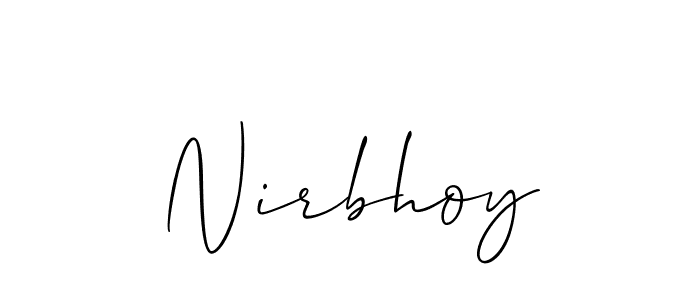 You can use this online signature creator to create a handwritten signature for the name Nirbhoy. This is the best online autograph maker. Nirbhoy signature style 2 images and pictures png