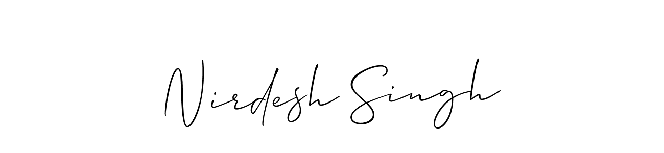 Once you've used our free online signature maker to create your best signature Allison_Script style, it's time to enjoy all of the benefits that Nirdesh Singh name signing documents. Nirdesh Singh signature style 2 images and pictures png