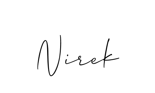 Make a beautiful signature design for name Nirek. Use this online signature maker to create a handwritten signature for free. Nirek signature style 2 images and pictures png