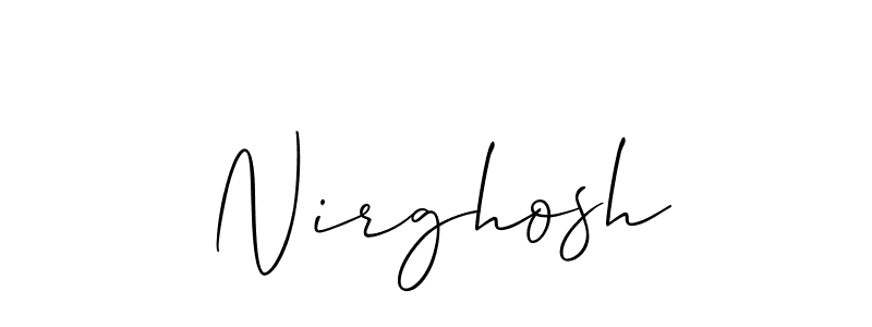 You can use this online signature creator to create a handwritten signature for the name Nirghosh. This is the best online autograph maker. Nirghosh signature style 2 images and pictures png
