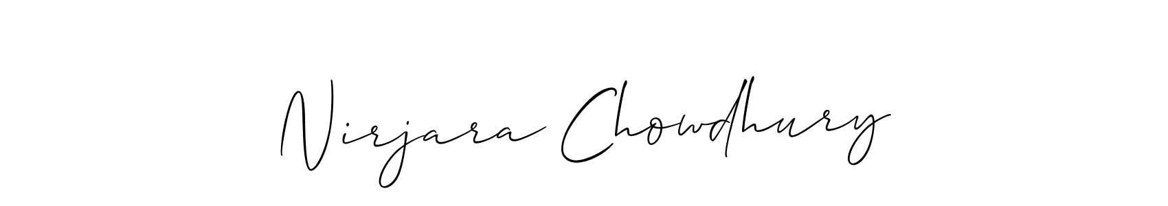You can use this online signature creator to create a handwritten signature for the name Nirjara Chowdhury. This is the best online autograph maker. Nirjara Chowdhury signature style 2 images and pictures png