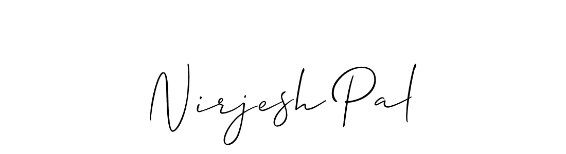 This is the best signature style for the Nirjesh Pal name. Also you like these signature font (Allison_Script). Mix name signature. Nirjesh Pal signature style 2 images and pictures png