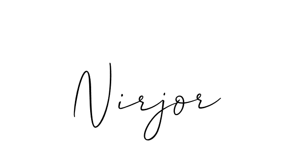 Once you've used our free online signature maker to create your best signature Allison_Script style, it's time to enjoy all of the benefits that Nirjor name signing documents. Nirjor signature style 2 images and pictures png