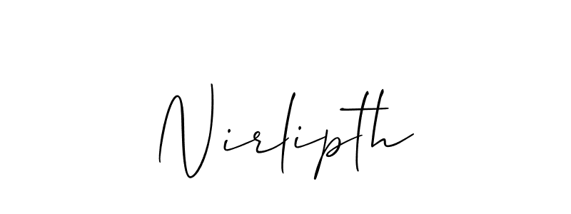 Also You can easily find your signature by using the search form. We will create Nirlipth name handwritten signature images for you free of cost using Allison_Script sign style. Nirlipth signature style 2 images and pictures png