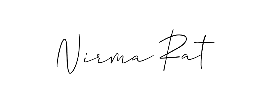 if you are searching for the best signature style for your name Nirma Rat. so please give up your signature search. here we have designed multiple signature styles  using Allison_Script. Nirma Rat signature style 2 images and pictures png