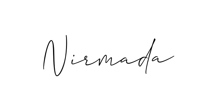Similarly Allison_Script is the best handwritten signature design. Signature creator online .You can use it as an online autograph creator for name Nirmada. Nirmada signature style 2 images and pictures png