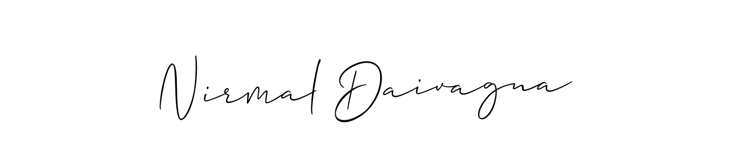 This is the best signature style for the Nirmal Daivagna name. Also you like these signature font (Allison_Script). Mix name signature. Nirmal Daivagna signature style 2 images and pictures png