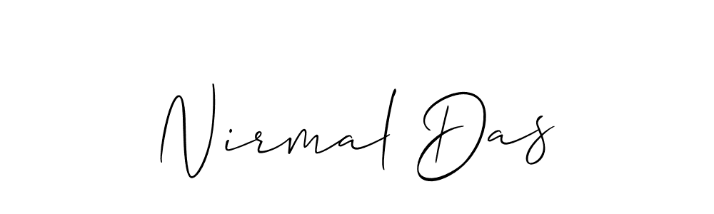 Nirmal Das stylish signature style. Best Handwritten Sign (Allison_Script) for my name. Handwritten Signature Collection Ideas for my name Nirmal Das. Nirmal Das signature style 2 images and pictures png