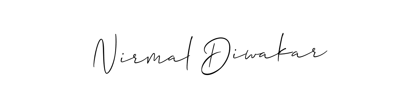 Here are the top 10 professional signature styles for the name Nirmal Diwakar. These are the best autograph styles you can use for your name. Nirmal Diwakar signature style 2 images and pictures png