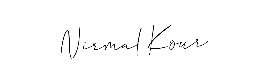 Once you've used our free online signature maker to create your best signature Allison_Script style, it's time to enjoy all of the benefits that Nirmal Kour name signing documents. Nirmal Kour signature style 2 images and pictures png