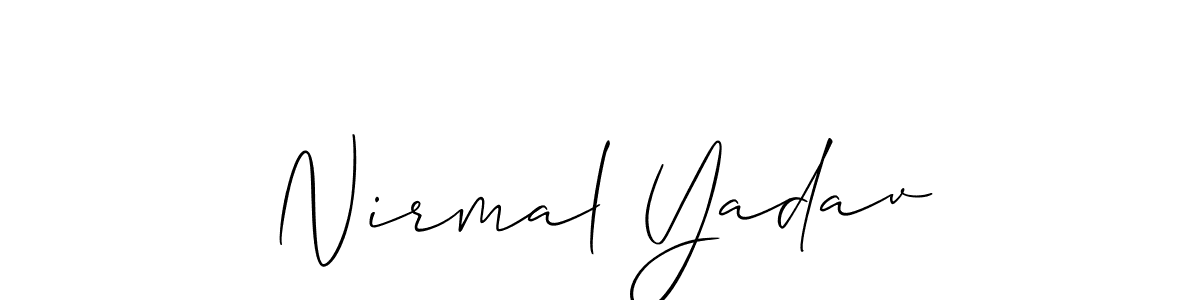 Make a beautiful signature design for name Nirmal Yadav. Use this online signature maker to create a handwritten signature for free. Nirmal Yadav signature style 2 images and pictures png