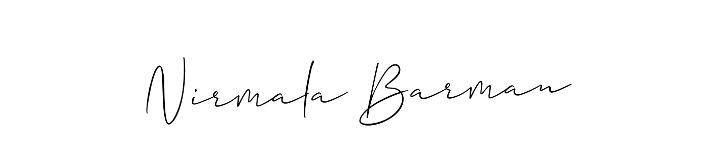 This is the best signature style for the Nirmala Barman name. Also you like these signature font (Allison_Script). Mix name signature. Nirmala Barman signature style 2 images and pictures png