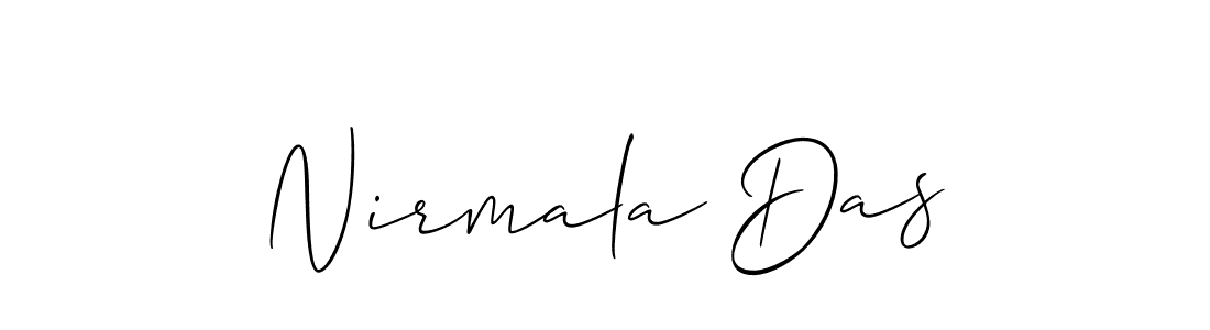 This is the best signature style for the Nirmala Das name. Also you like these signature font (Allison_Script). Mix name signature. Nirmala Das signature style 2 images and pictures png