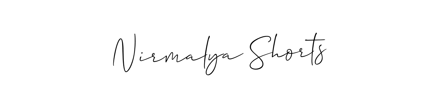 Best and Professional Signature Style for Nirmalya Shorts. Allison_Script Best Signature Style Collection. Nirmalya Shorts signature style 2 images and pictures png