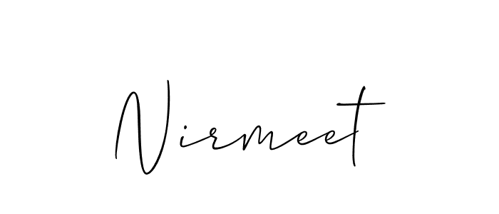 You can use this online signature creator to create a handwritten signature for the name Nirmeet. This is the best online autograph maker. Nirmeet signature style 2 images and pictures png