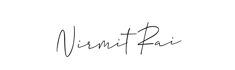 Best and Professional Signature Style for Nirmit Rai. Allison_Script Best Signature Style Collection. Nirmit Rai signature style 2 images and pictures png