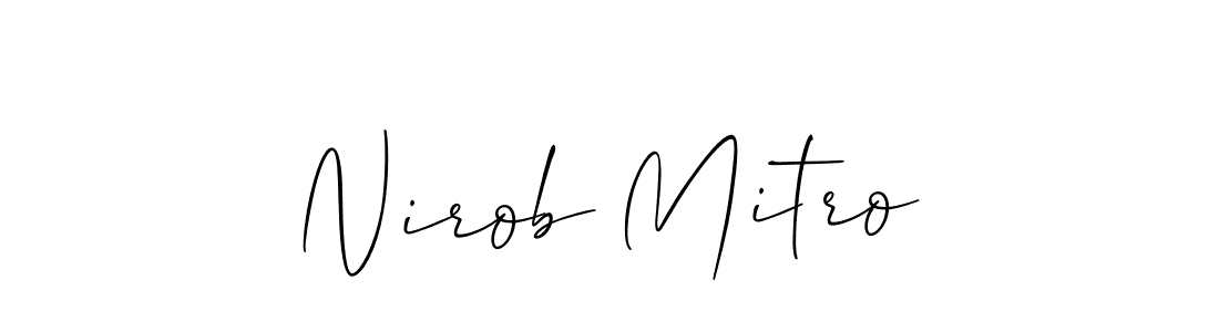 Best and Professional Signature Style for Nirob Mitro. Allison_Script Best Signature Style Collection. Nirob Mitro signature style 2 images and pictures png