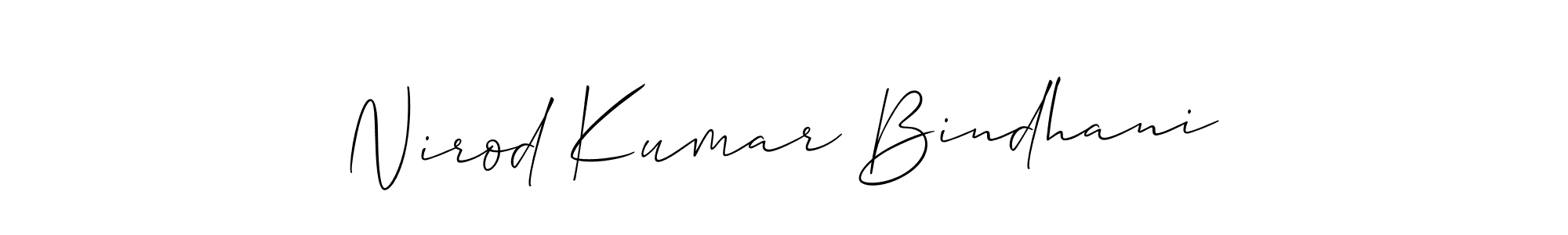 Best and Professional Signature Style for Nirod Kumar Bindhani. Allison_Script Best Signature Style Collection. Nirod Kumar Bindhani signature style 2 images and pictures png