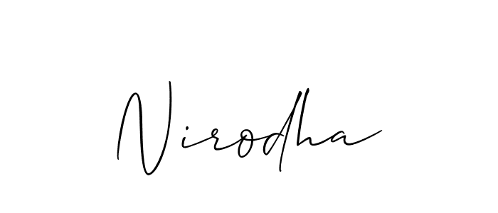 Make a beautiful signature design for name Nirodha. Use this online signature maker to create a handwritten signature for free. Nirodha signature style 2 images and pictures png