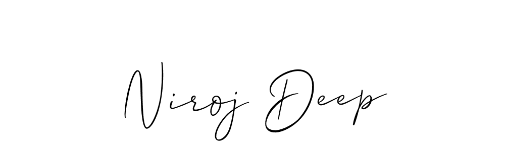 Allison_Script is a professional signature style that is perfect for those who want to add a touch of class to their signature. It is also a great choice for those who want to make their signature more unique. Get Niroj Deep name to fancy signature for free. Niroj Deep signature style 2 images and pictures png